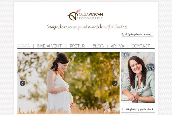 Chic-blog theme site design template sample