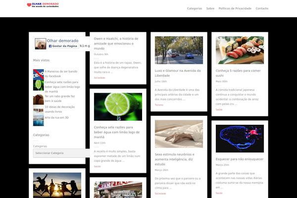 Blogphix theme site design template sample