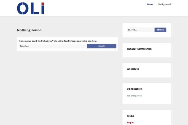 oli.de site used Shaped Blog