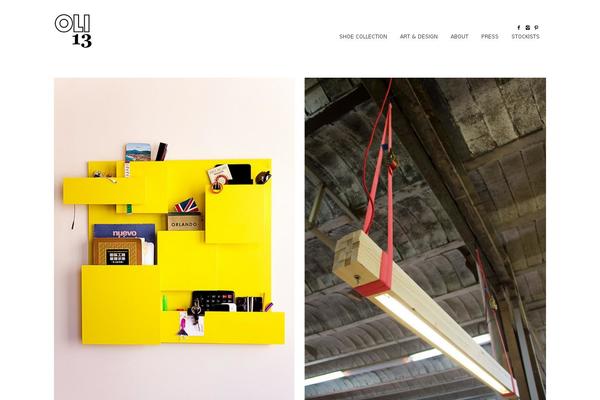 Oxygen Child theme site design template sample