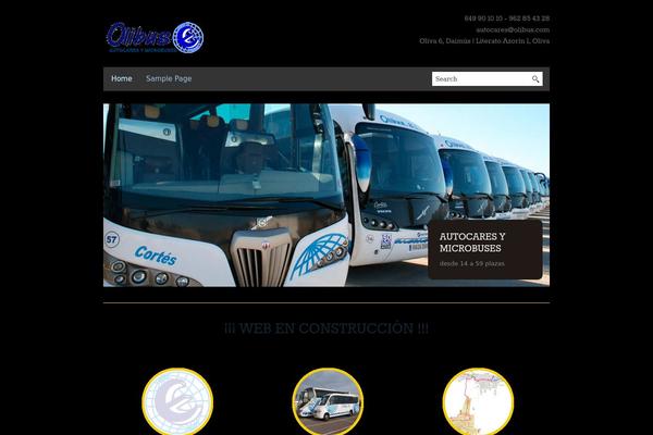 BlackBird theme site design template sample