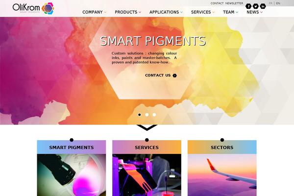 Maestro theme site design template sample
