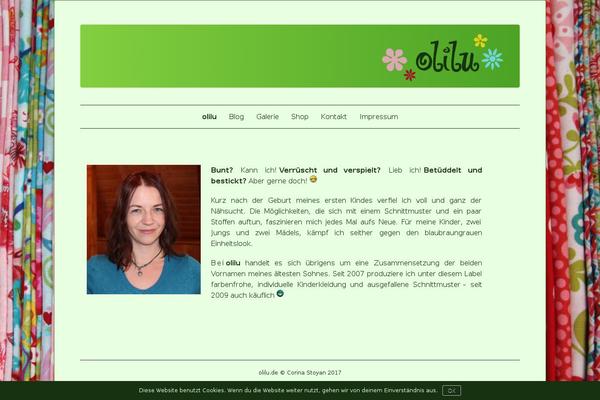 Daniela theme site design template sample