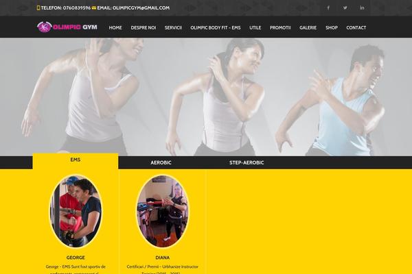 olimpicgym.ro site used Fitnesscenter
