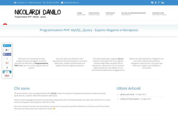 Im Overgrowth theme site design template sample