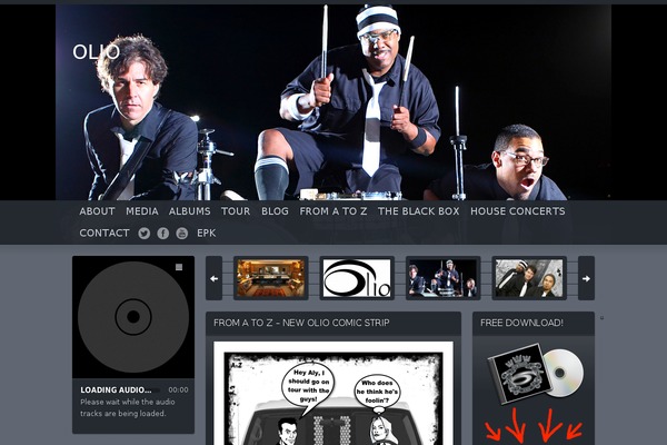 Soundcheck theme site design template sample