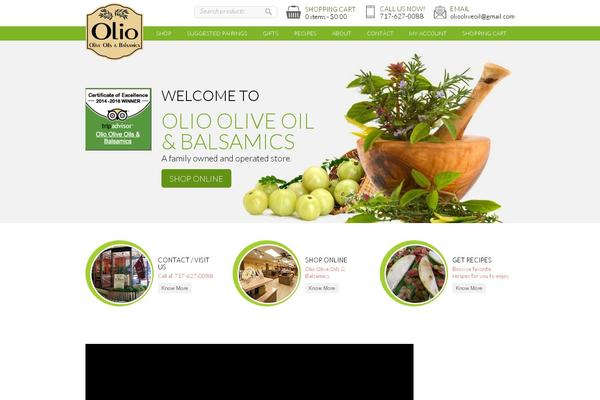 Olive theme site design template sample