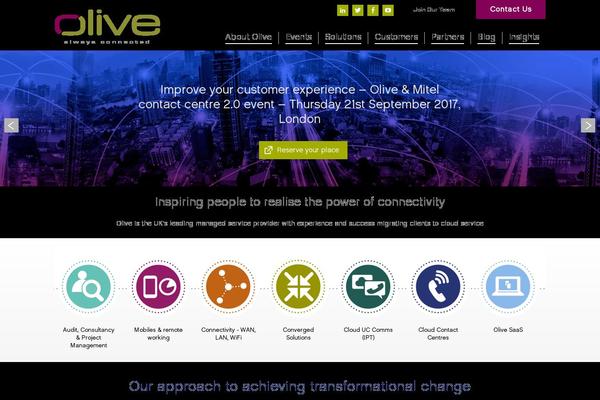 Olive theme site design template sample