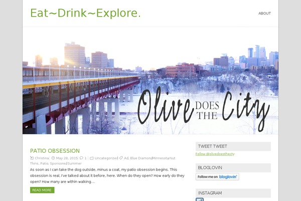 olivedoesthecity.com site used NatureSpace