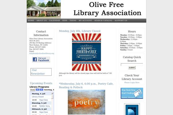 Library_default theme site design template sample