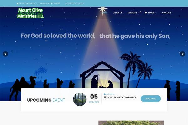 Alone theme site design template sample