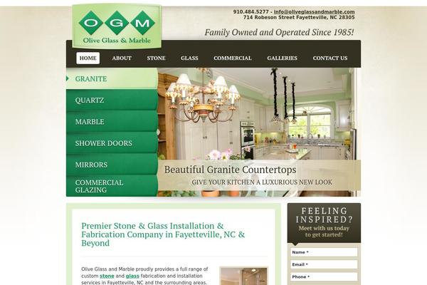 oliveglassandmarble.com site used Clickopt