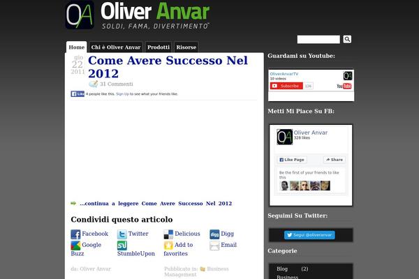 oliveranvar.com site used Oliver