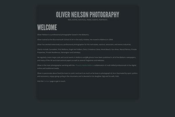 Gleam theme site design template sample