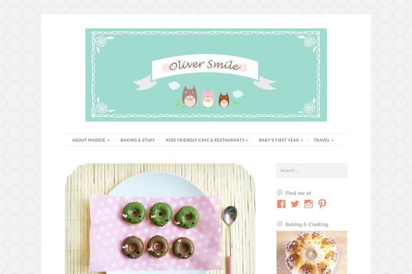 Sugar and Spice theme site design template sample