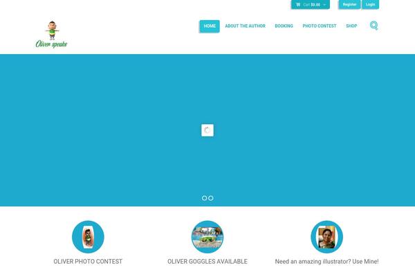 Bookshelf theme site design template sample