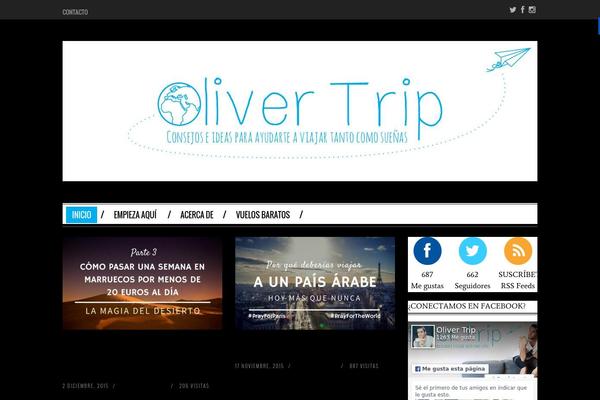 Santiago theme site design template sample