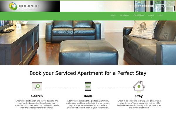 oliveservicedapartments.com site used Olive
