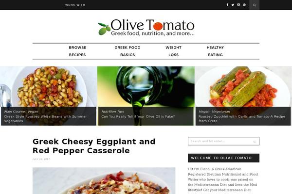 Hemlock Child theme site design template sample