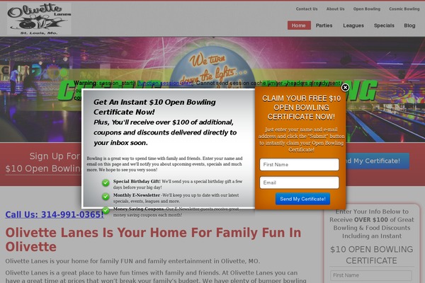 Site using Contact Me plugin
