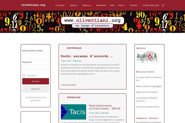 Site using Front End PM plugin