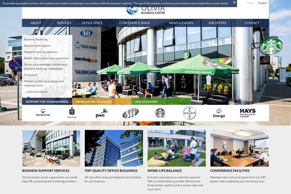 Obc theme site design template sample