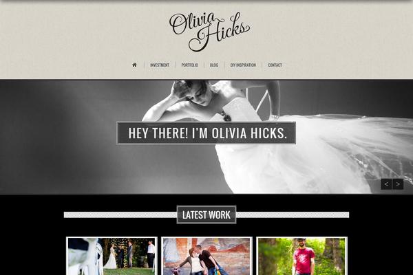 Hanna theme site design template sample