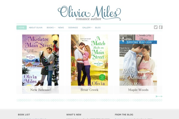 Chamomile theme site design template sample