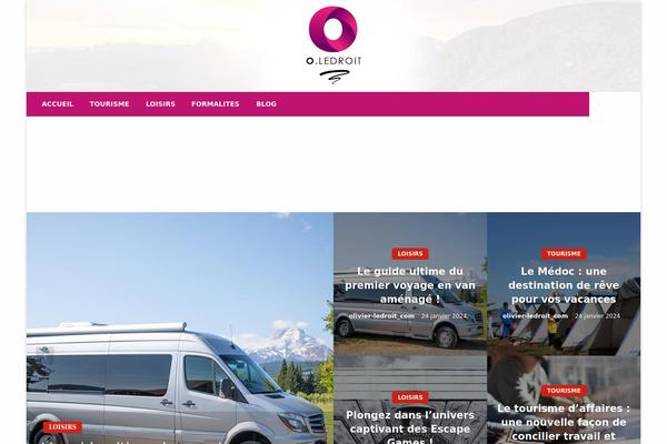 olivier-ledroit.com site used Newspaperss