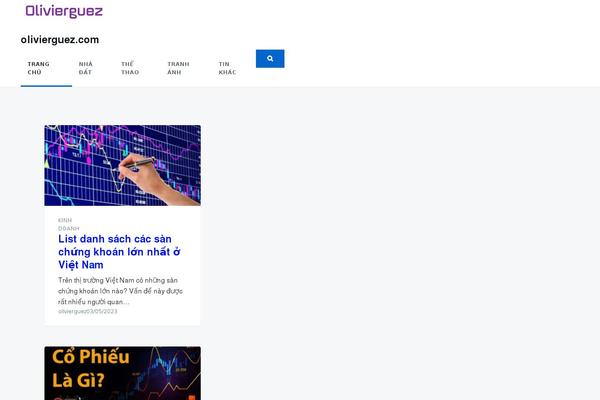 Justread theme site design template sample
