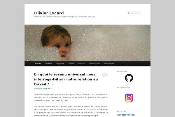 Site using Twenty Eleven Theme Extensions plugin