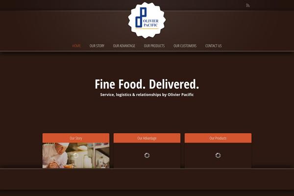 Linguini theme site design template sample