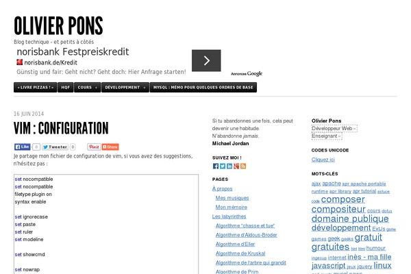 WordPress website example screenshot