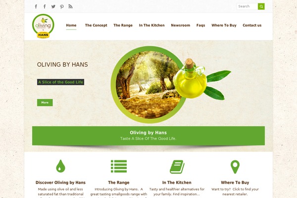 oliving.com.au site used Arinafa-wp