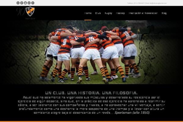 Roc theme site design template sample