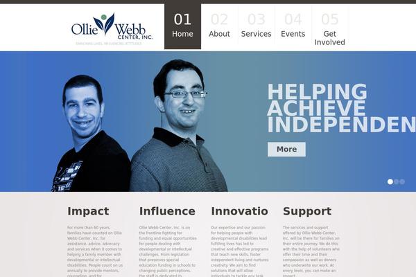 olliewebbinc.org site used Theme1395