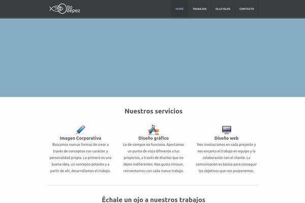 Ikaros theme site design template sample
