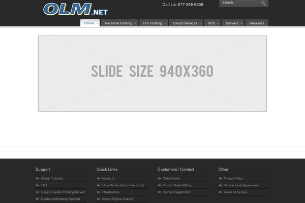 PureVISION theme site design template sample