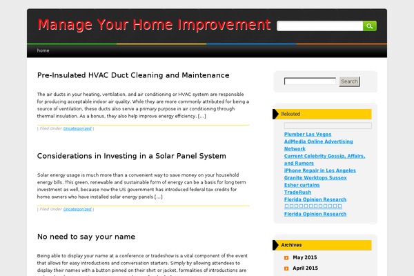 Arb theme site design template sample