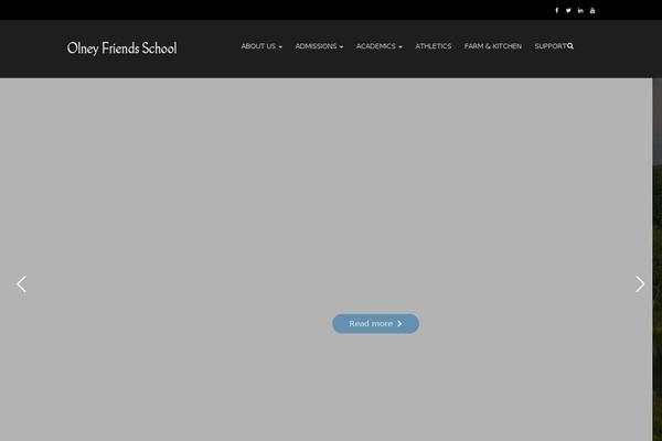 Academia theme site design template sample