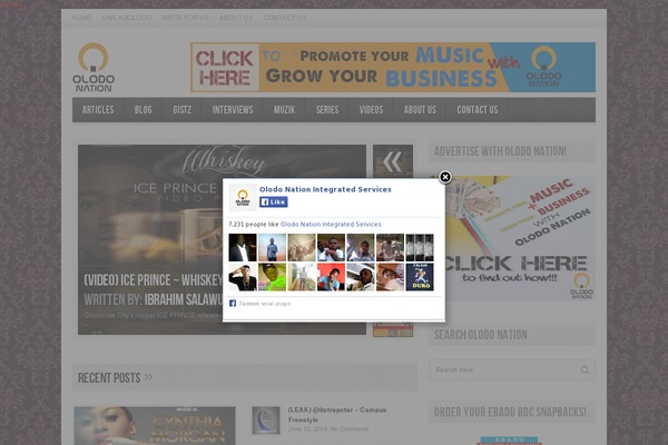 Site using WP Post Navigation plugin