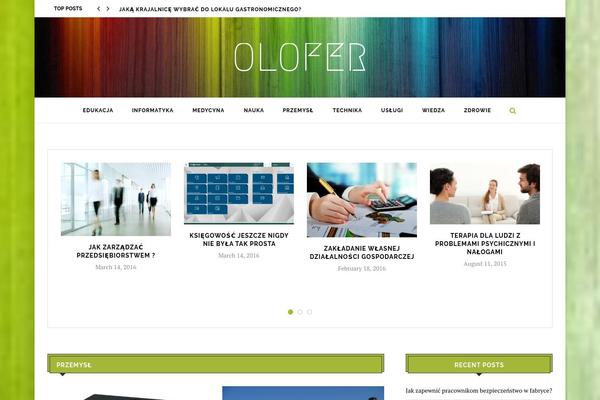 Cinnamon theme site design template sample