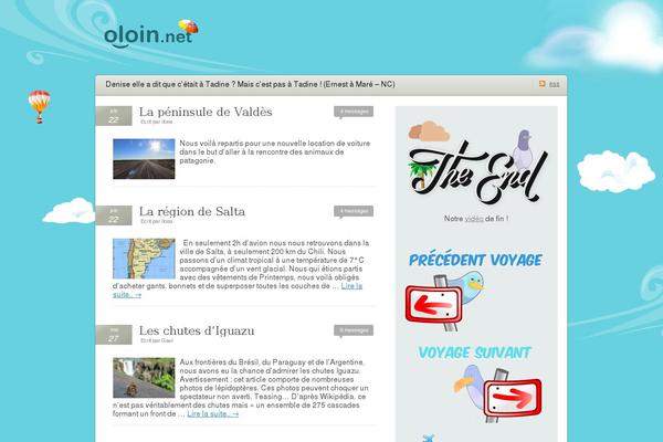 Blogus theme site design template sample