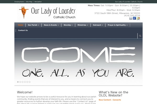 Modernize theme site design template sample