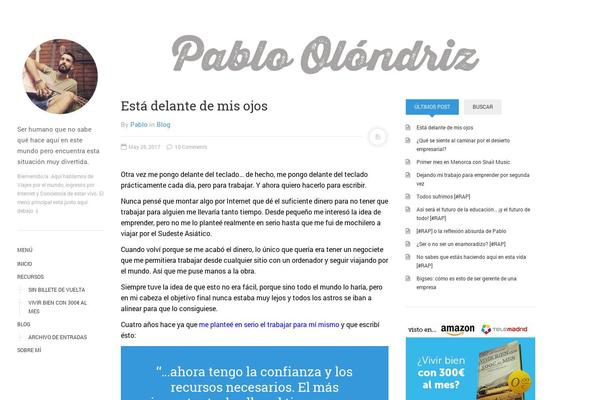 Site using Crafty Social Buttons plugin