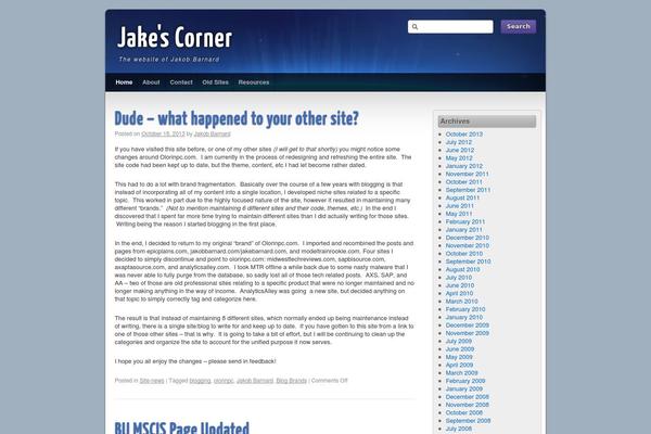 Third Style theme site design template sample