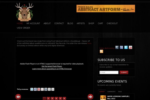 Unsigned theme site design template sample