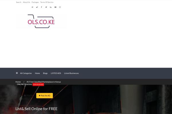 AdForest theme site design template sample