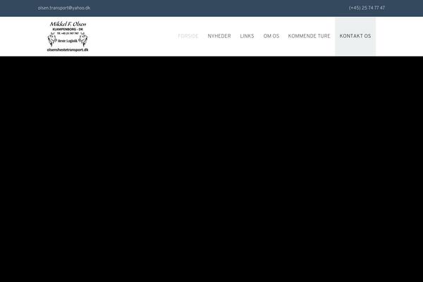 Megalith theme site design template sample