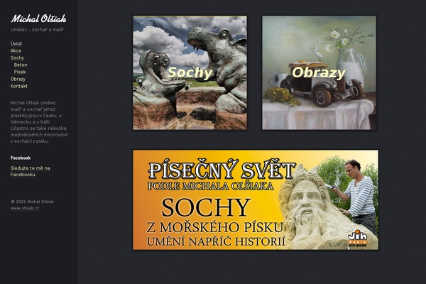 Artiste theme site design template sample